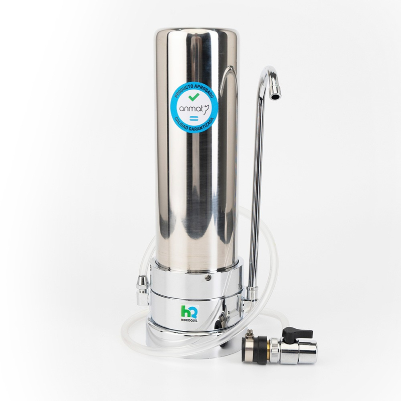 FILTRO FRASH SOBRE MESADA CON CARTUCHO CARBÓN ACT - HIDROQUIL