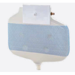 Depósito chato entrada derecha con pulsador plástico Ideal