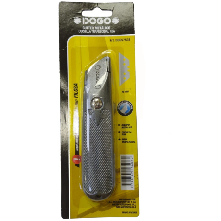 Cutter metálico cuchilla trapezoidal fija