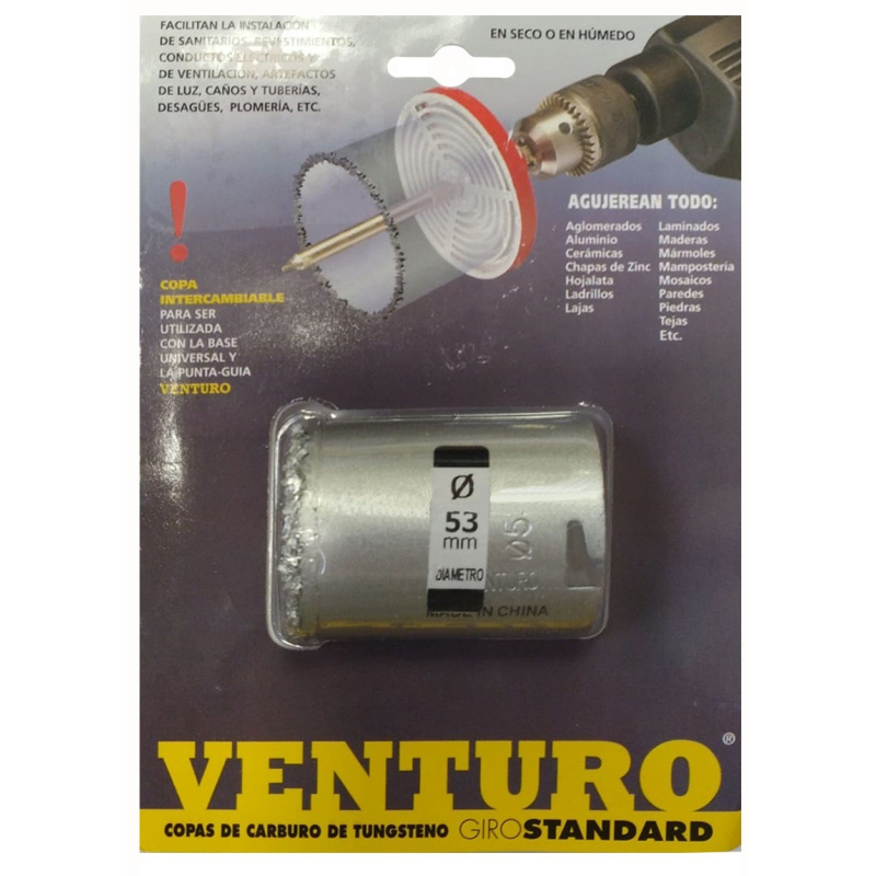 Sierra copa giro standard Ø 53 mm