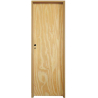 Puerta Placa pino marco chapa 20 - 60x10 Doble Aleta - Valentinuz - (Derecha)