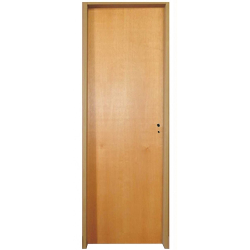 Puerta Placa cedro - Marco chapa 20 - 70x10 Doble aleta - Valentinuz (Izquierda)