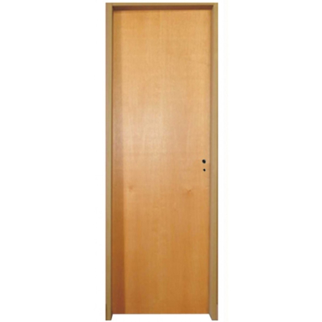 Puerta Placa cedro - Marco chapa 20 - 80x10 Doble aleta - Valentinuz (Izquierda)