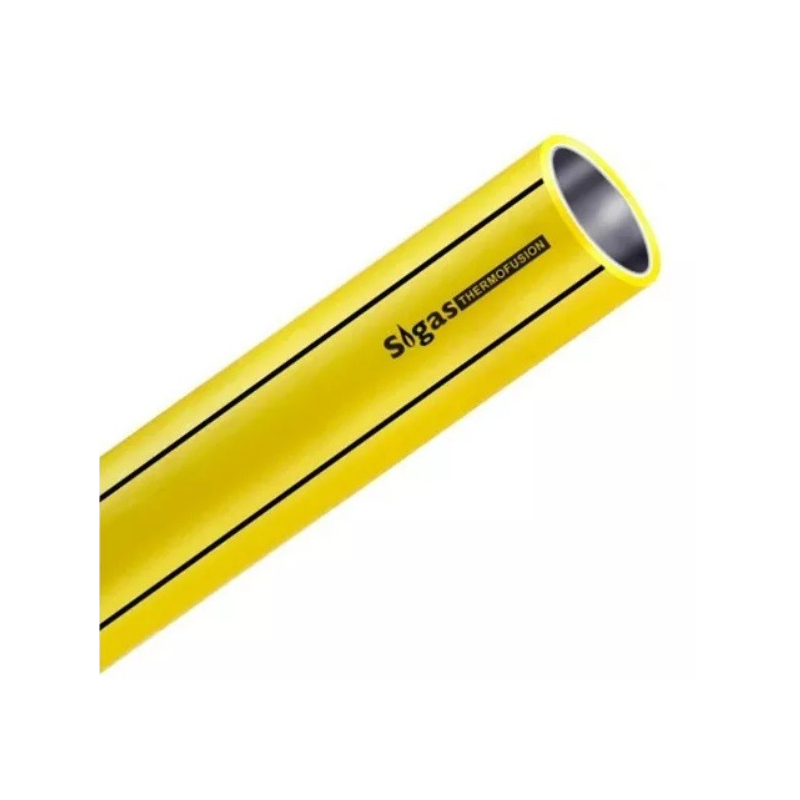 Caño acero polietileno sigas 20 mm x 4 mts