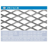 Metal desplegado 270x16x20 rollo 1,00mt x 10mts