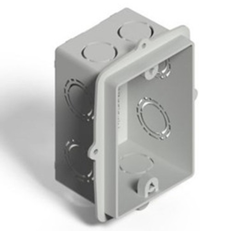 Caja de PVC rectangular profunda con orejas 10 x 5 x 5cm