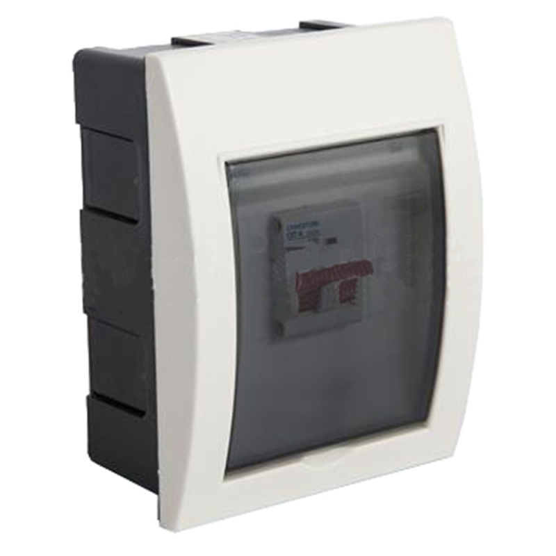 Caja de PVC DIN de embutir 2-4 con puerta - Genrod