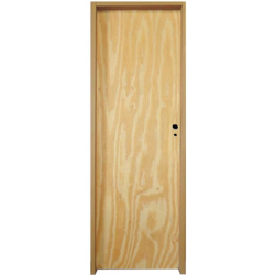 Puerta Placa pino marco chapa 20 - 70x10 Doble Aleta - Valentinuz - (Izquierda)