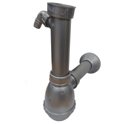 Desagüe PPN sifón botella pileta cocina con conexión lavavajilla o lavarropas