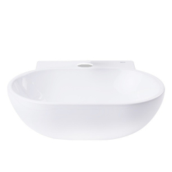 Roca bacha Lea plus de porcelana sobre encimera - Blanca - 450x400