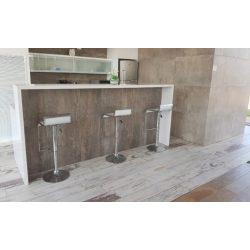 Tendenza Gres porcelánico Brushed white 20x120