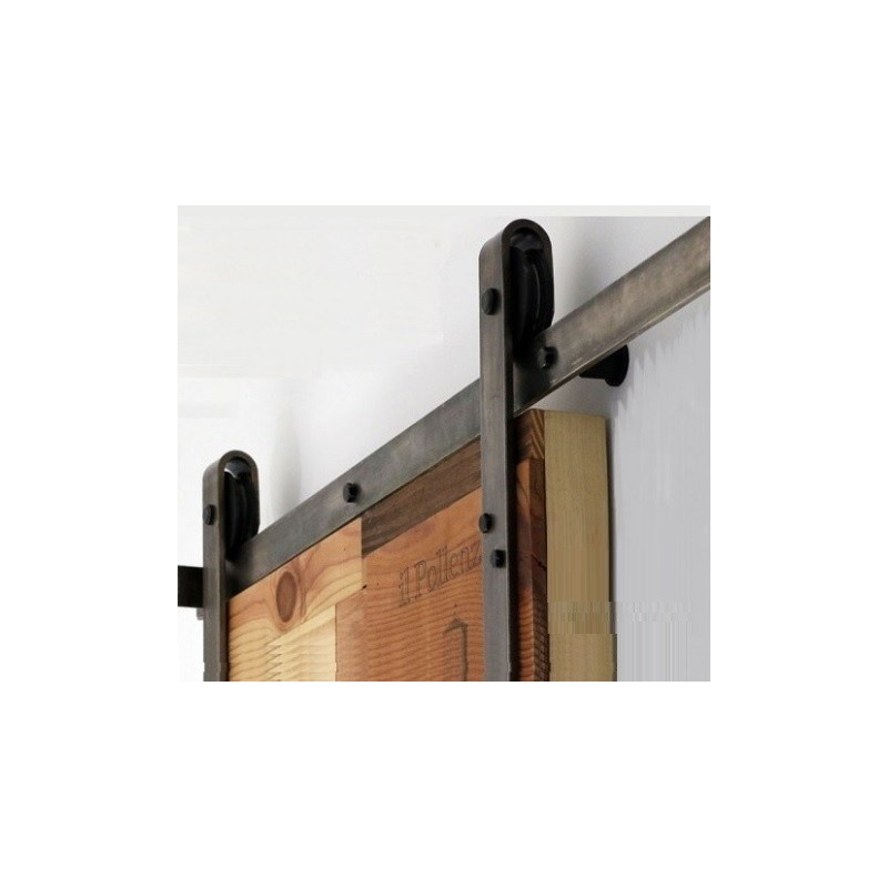 Guia magazzino curvo negro kit art. 750 x 3 mts.