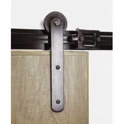 Guia magazzino recto negro kit art. 640S x 2 mts